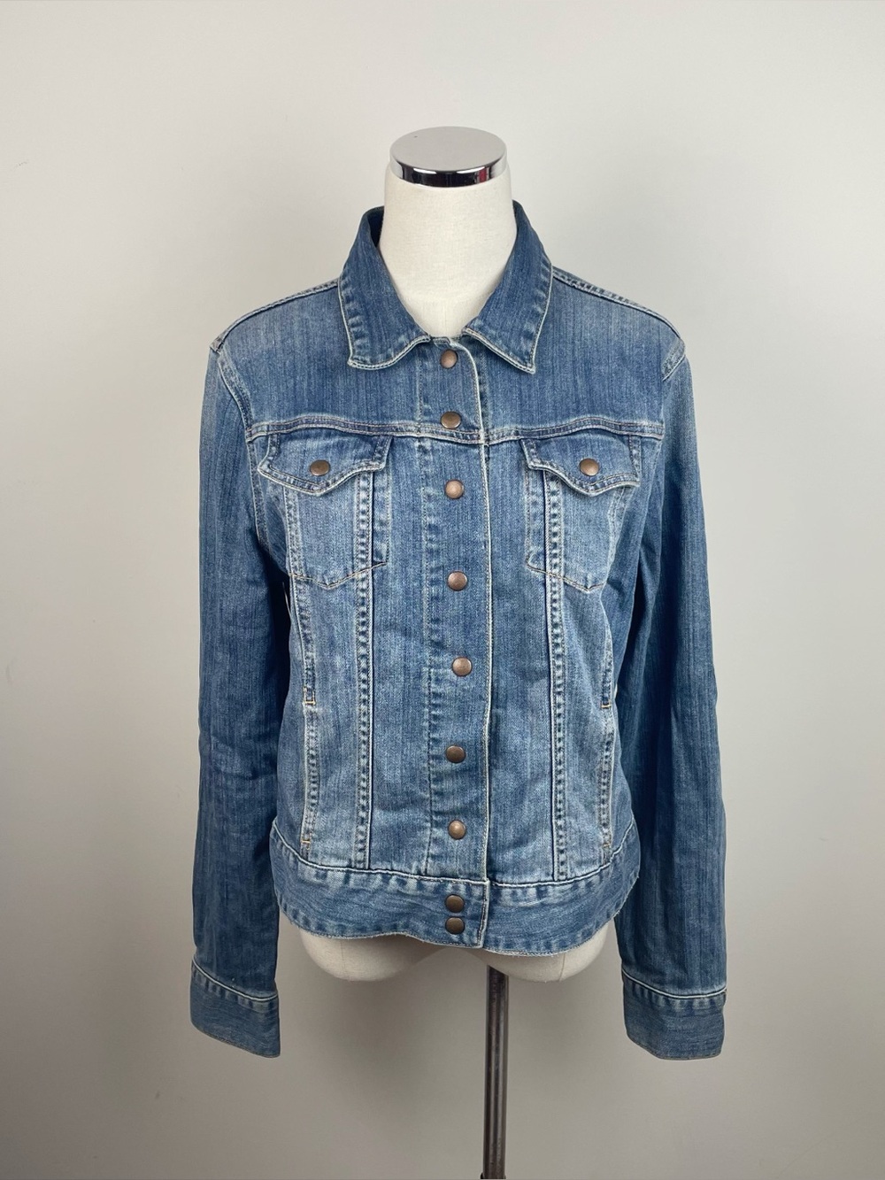 Lucky Brand Blue Denim Jean Jacket Women Large